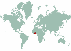 Tampie in world map