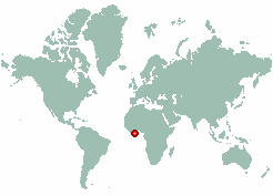 Asiekrom in world map