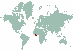 Yebre in world map